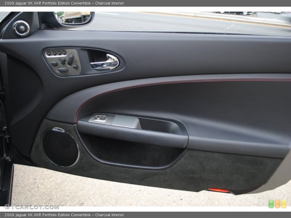 Charcoal Interior Door Panel for the 2009 Jaguar XK XKR Portfolio Edition Convertible #66699373