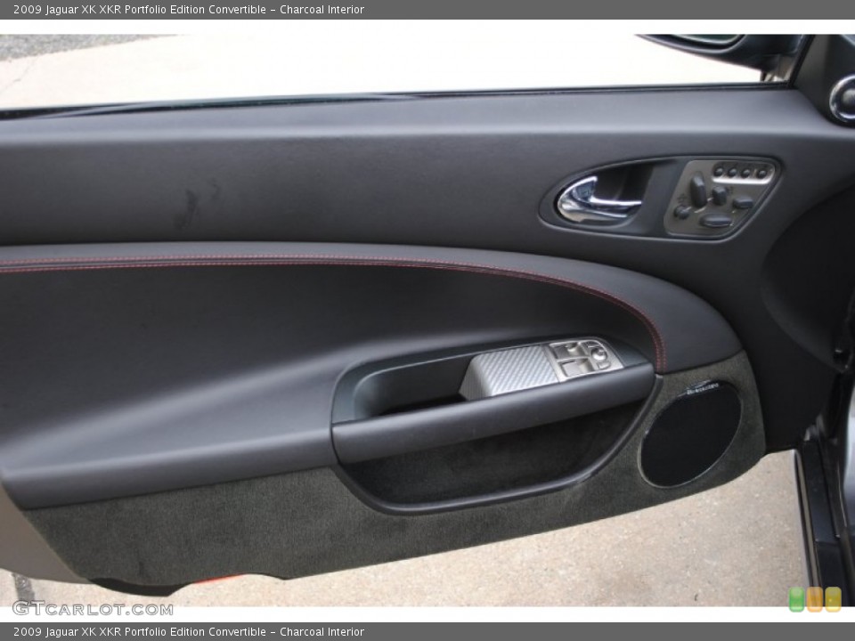 Charcoal Interior Door Panel for the 2009 Jaguar XK XKR Portfolio Edition Convertible #66699386