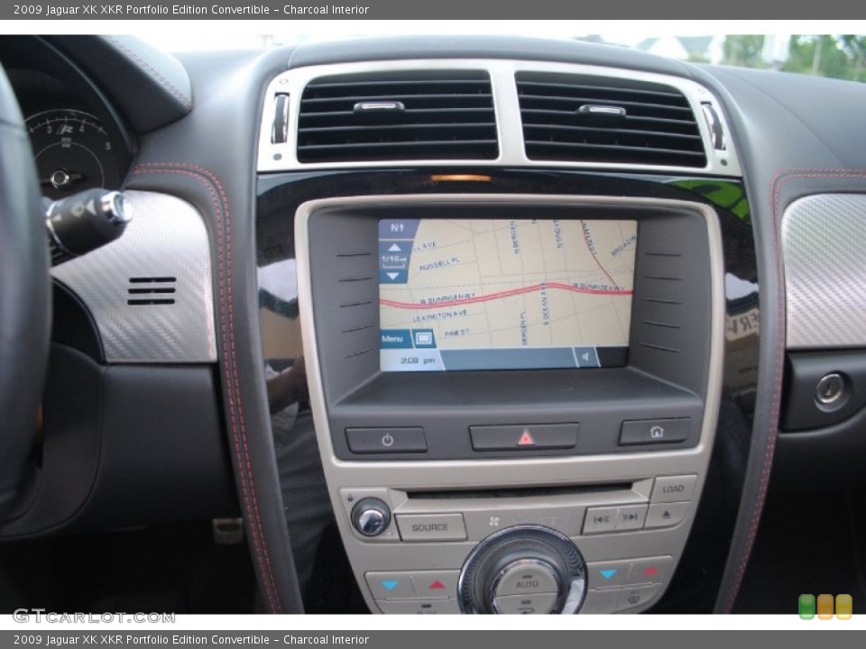 Charcoal Interior Controls for the 2009 Jaguar XK XKR Portfolio Edition Convertible #66699422