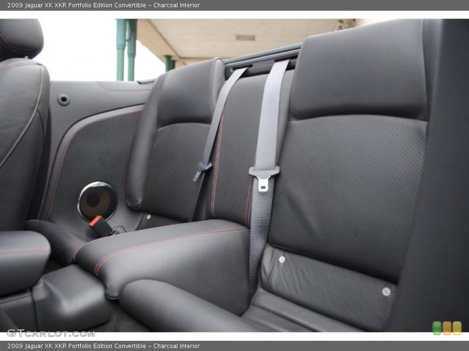 Charcoal Interior Rear Seat for the 2009 Jaguar XK XKR Portfolio Edition Convertible #66699470