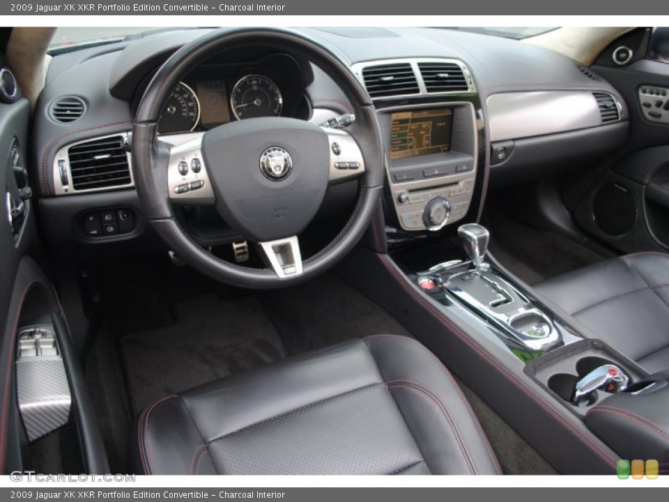 Charcoal Interior Prime Interior for the 2009 Jaguar XK XKR Portfolio Edition Convertible #66699479