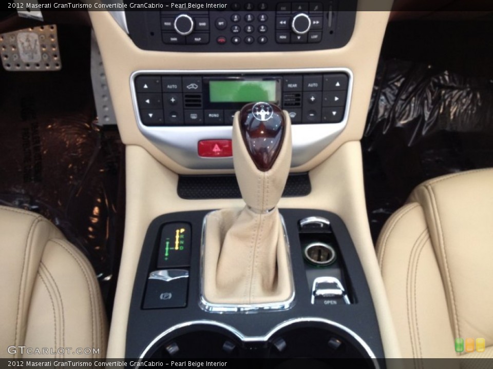 Pearl Beige Interior Transmission for the 2012 Maserati GranTurismo Convertible GranCabrio #66699776