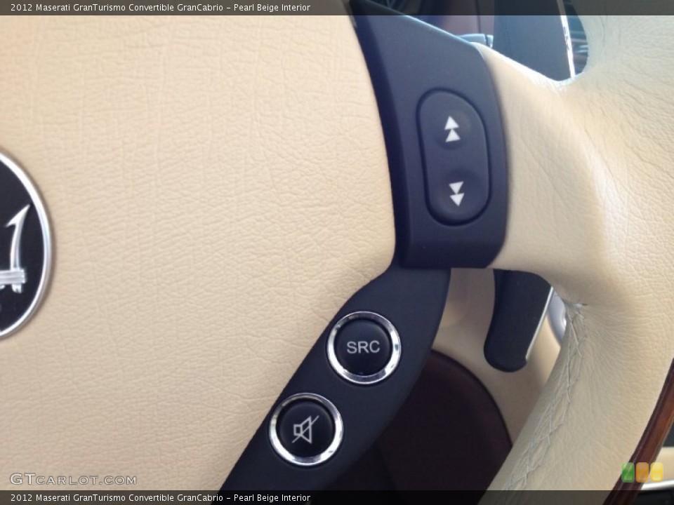 Pearl Beige Interior Controls for the 2012 Maserati GranTurismo Convertible GranCabrio #66699803