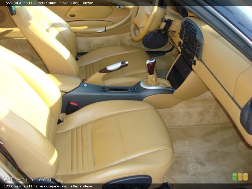 Savanna Beige Interior Photo for the 1999 Porsche 911 Carrera Coupe #66704932