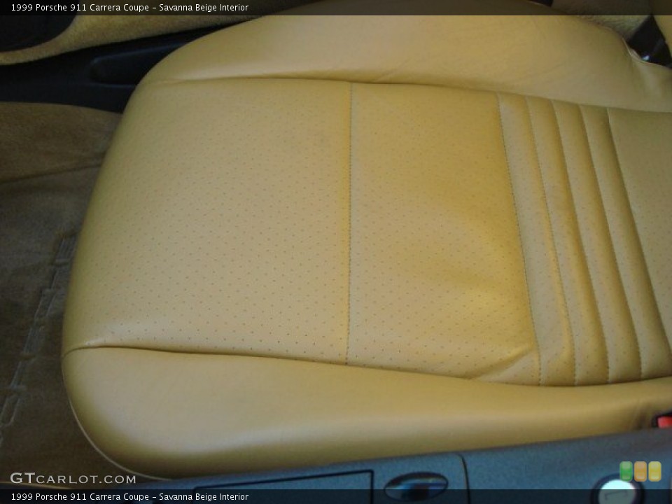 Savanna Beige Interior Front Seat for the 1999 Porsche 911 Carrera Coupe #66705014