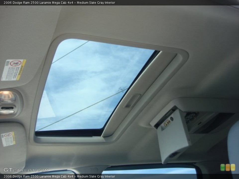 Medium Slate Gray Interior Sunroof for the 2006 Dodge Ram 2500 Laramie Mega Cab 4x4 #66707315