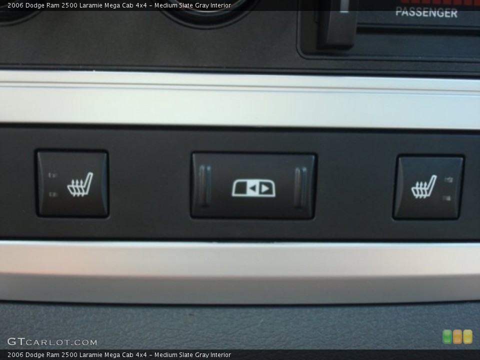 Medium Slate Gray Interior Controls for the 2006 Dodge Ram 2500 Laramie Mega Cab 4x4 #66707354