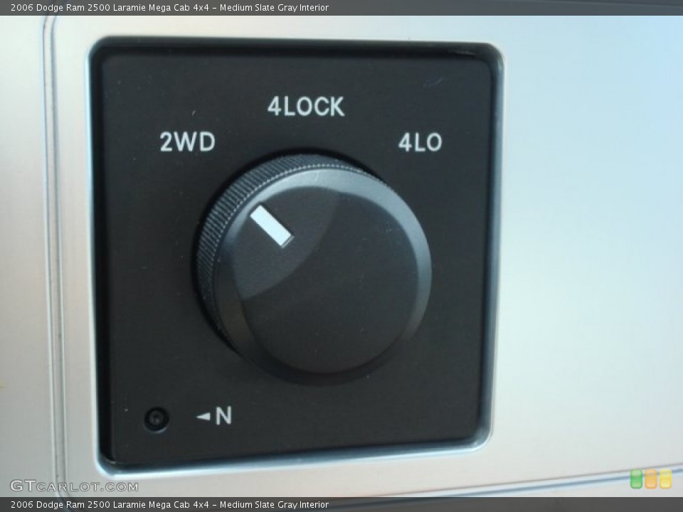 Medium Slate Gray Interior Controls for the 2006 Dodge Ram 2500 Laramie Mega Cab 4x4 #66707381
