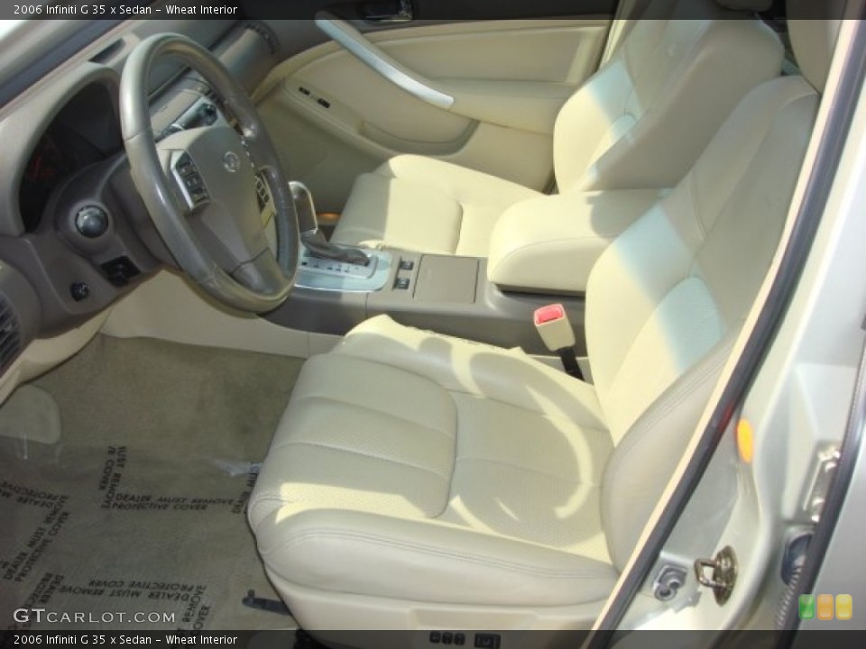 Wheat Interior Front Seat for the 2006 Infiniti G 35 x Sedan #66708479