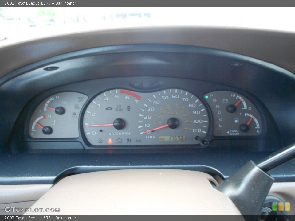 Oak Interior Gauges for the 2002 Toyota Sequoia SR5 #66710030