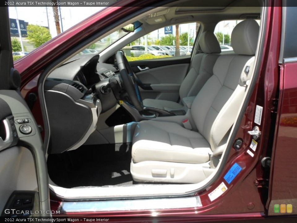 Taupe Interior Photo for the 2012 Acura TSX Technology Sport Wagon #66711122