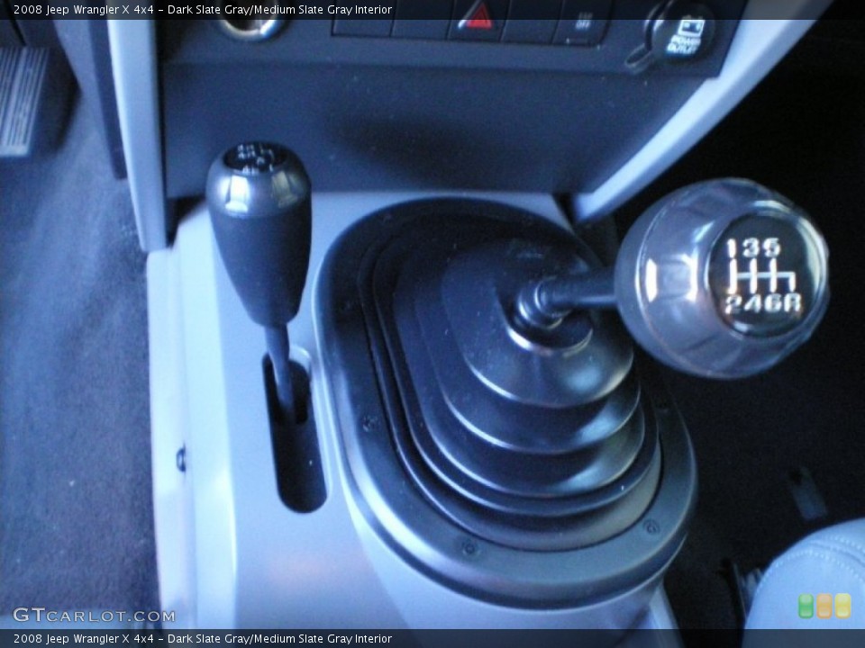 Dark Slate Gray/Medium Slate Gray Interior Transmission for the 2008 Jeep Wrangler X 4x4 #66711182