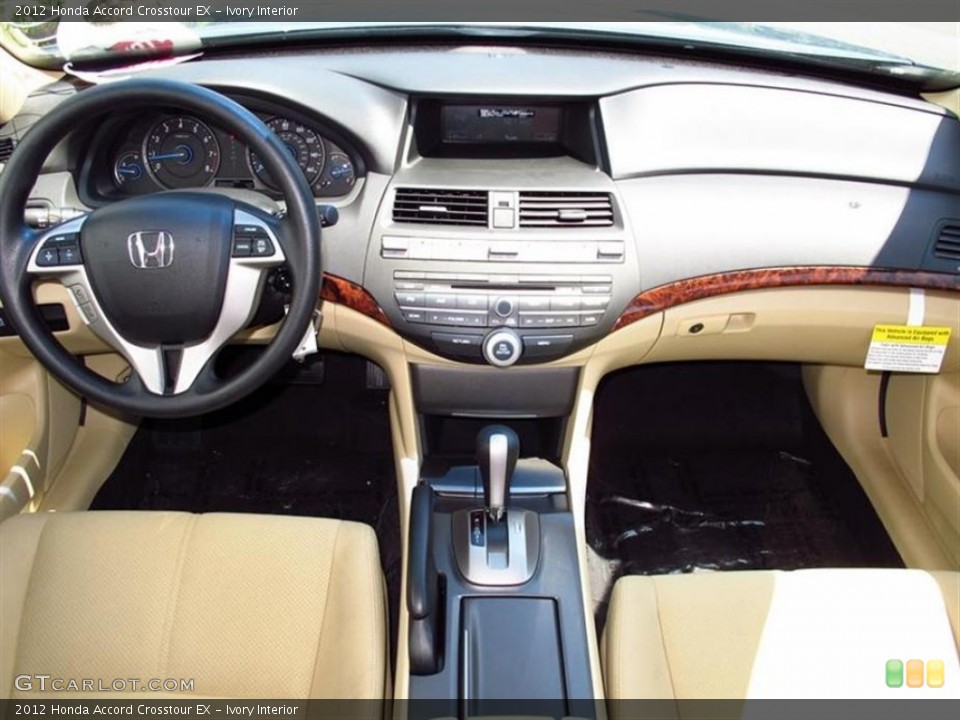 Ivory Interior Dashboard for the 2012 Honda Accord Crosstour EX #66711539
