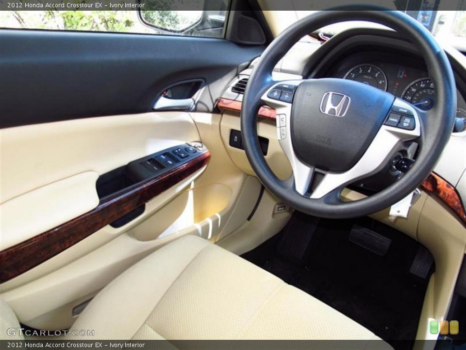 Ivory Interior Steering Wheel for the 2012 Honda Accord Crosstour EX #66711548