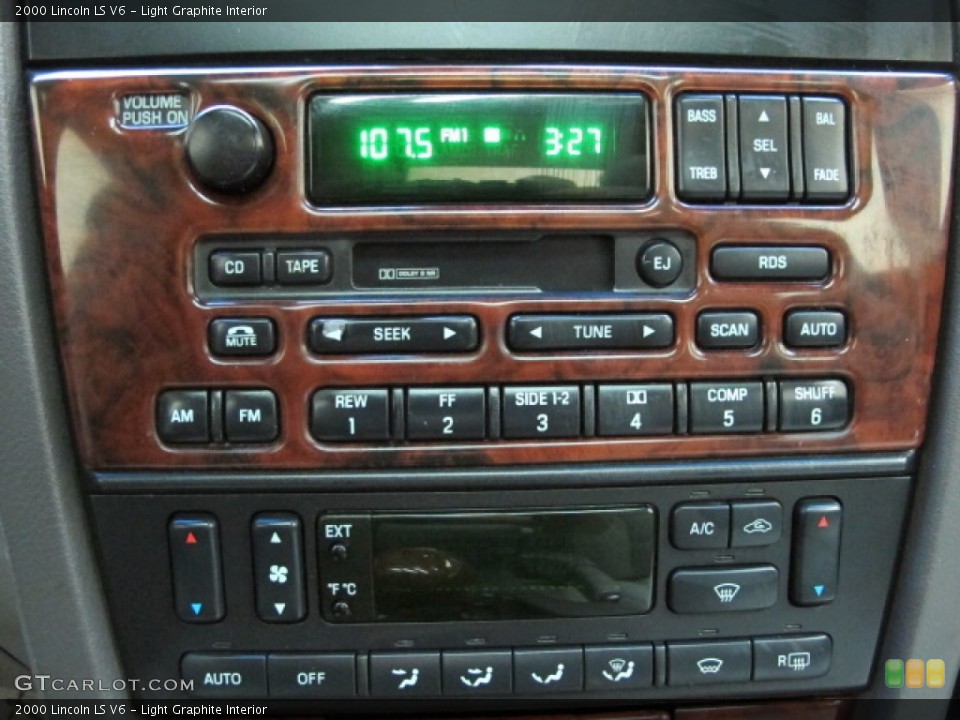 Light Graphite Interior Audio System for the 2000 Lincoln LS V6 #66712760