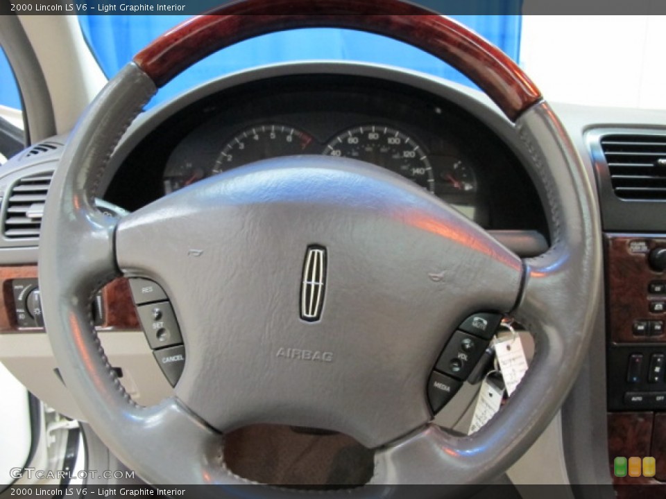 Light Graphite Interior Steering Wheel for the 2000 Lincoln LS V6 #66712787