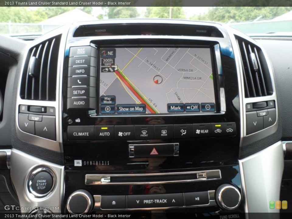 Black Interior Navigation for the 2013 Toyota Land Cruiser  #66713108