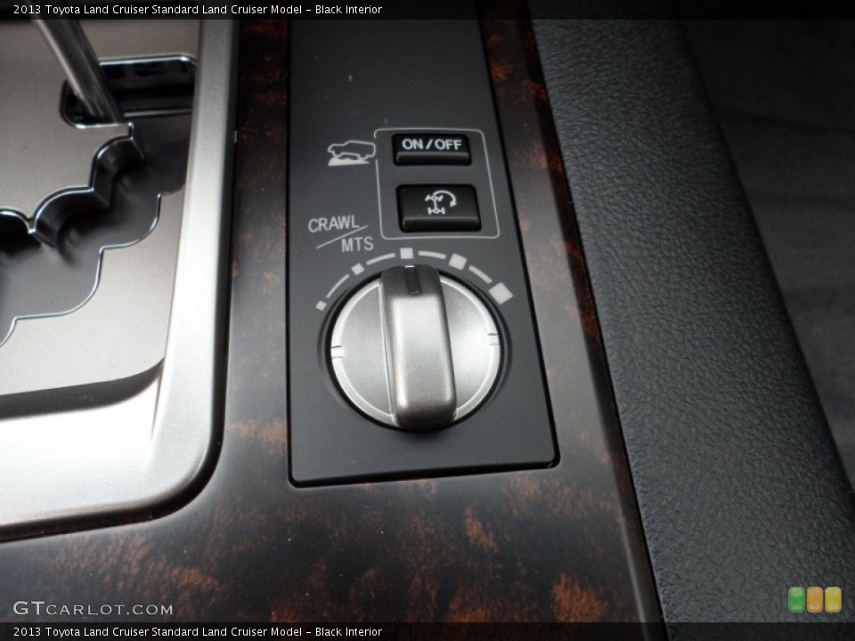 Black Interior Controls for the 2013 Toyota Land Cruiser  #66713135