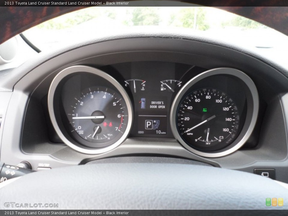 Black Interior Gauges for the 2013 Toyota Land Cruiser  #66713162