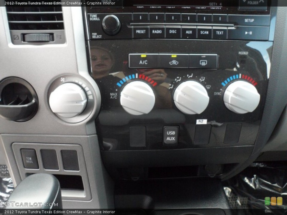 Graphite Interior Controls for the 2012 Toyota Tundra Texas Edition CrewMax #66713417