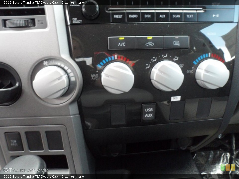 Graphite Interior Controls for the 2012 Toyota Tundra TSS Double Cab #66713708
