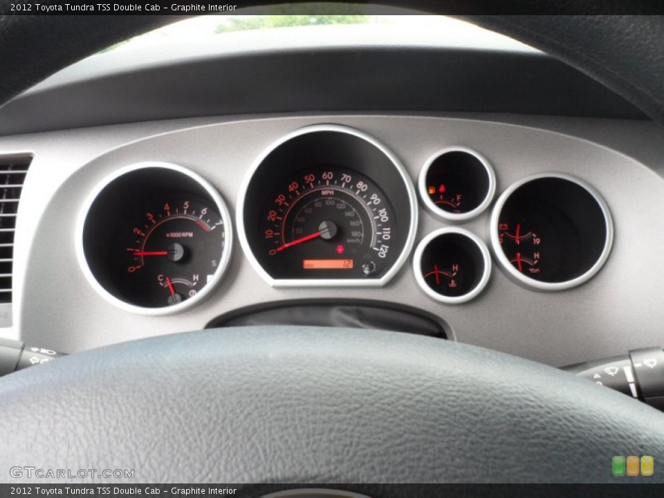 Graphite Interior Gauges for the 2012 Toyota Tundra TSS Double Cab #66713735