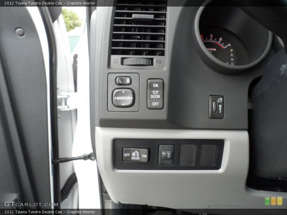 Graphite Interior Controls for the 2012 Toyota Tundra Double Cab #66714021
