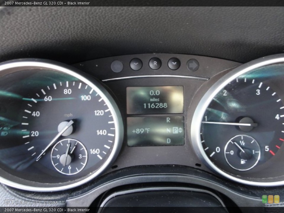 Black Interior Gauges for the 2007 Mercedes-Benz GL 320 CDI #66716220