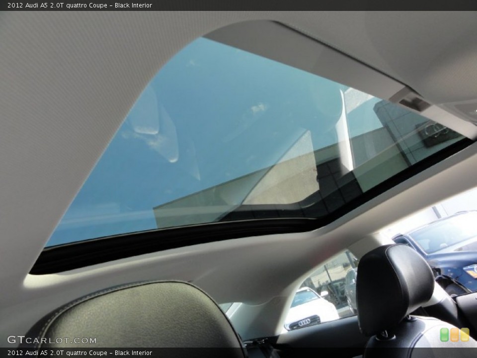 Black Interior Sunroof for the 2012 Audi A5 2.0T quattro Coupe #66716453