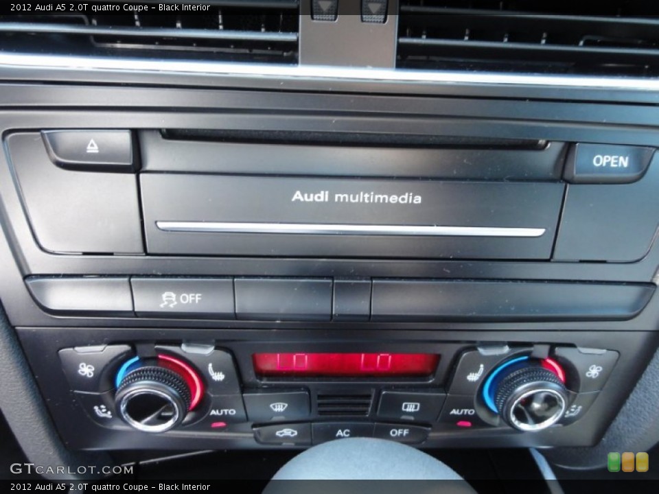 Black Interior Controls for the 2012 Audi A5 2.0T quattro Coupe #66716552