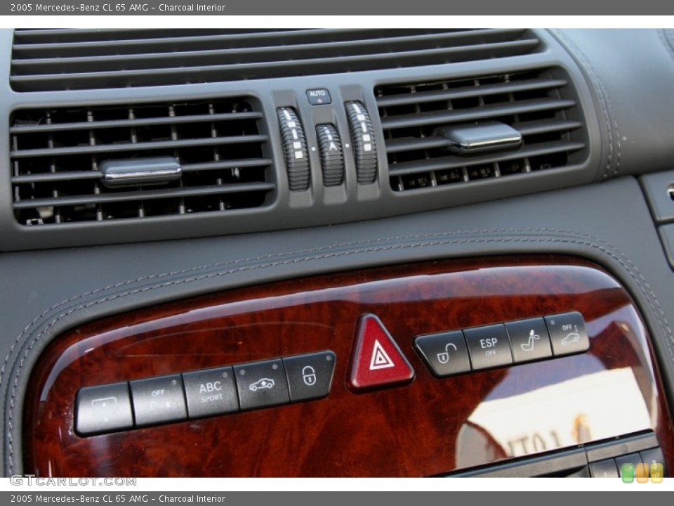 Charcoal Interior Controls for the 2005 Mercedes-Benz CL 65 AMG #66717779