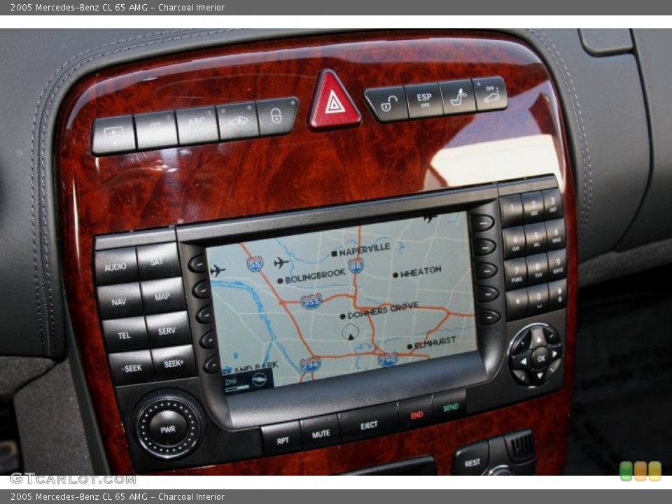 Charcoal Interior Navigation for the 2005 Mercedes-Benz CL 65 AMG #66717788