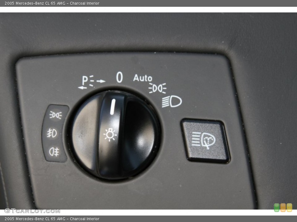 Charcoal Interior Controls for the 2005 Mercedes-Benz CL 65 AMG #66717848
