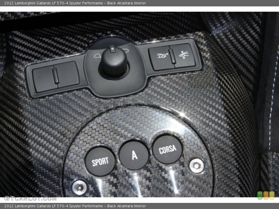 Black Alcantara Interior Transmission for the 2012 Lamborghini Gallardo LP 570-4 Spyder Performante #66718280