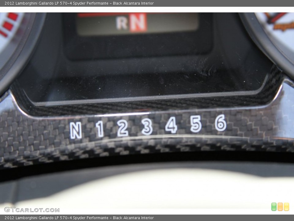 Black Alcantara Interior Transmission for the 2012 Lamborghini Gallardo LP 570-4 Spyder Performante #66718316