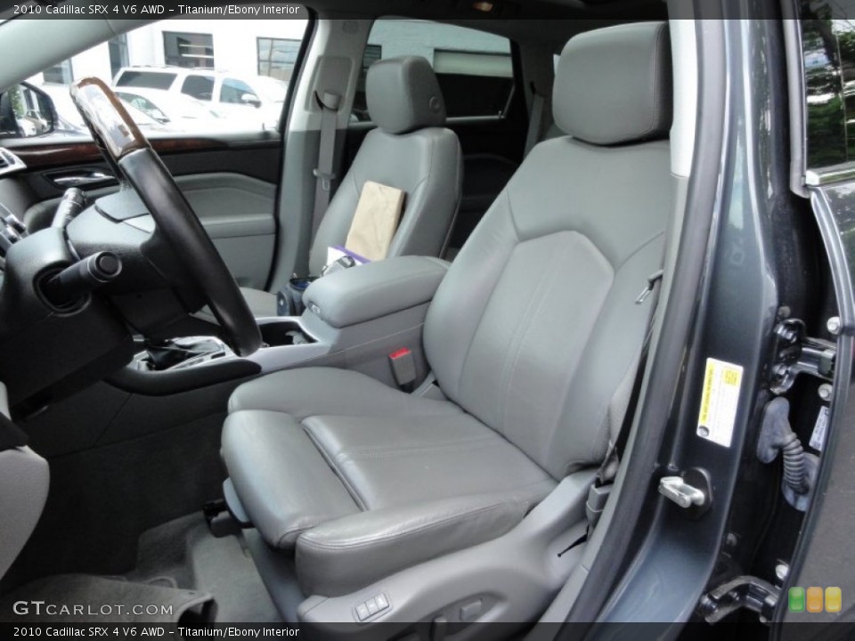 Titanium/Ebony Interior Front Seat for the 2010 Cadillac SRX 4 V6 AWD #66719798