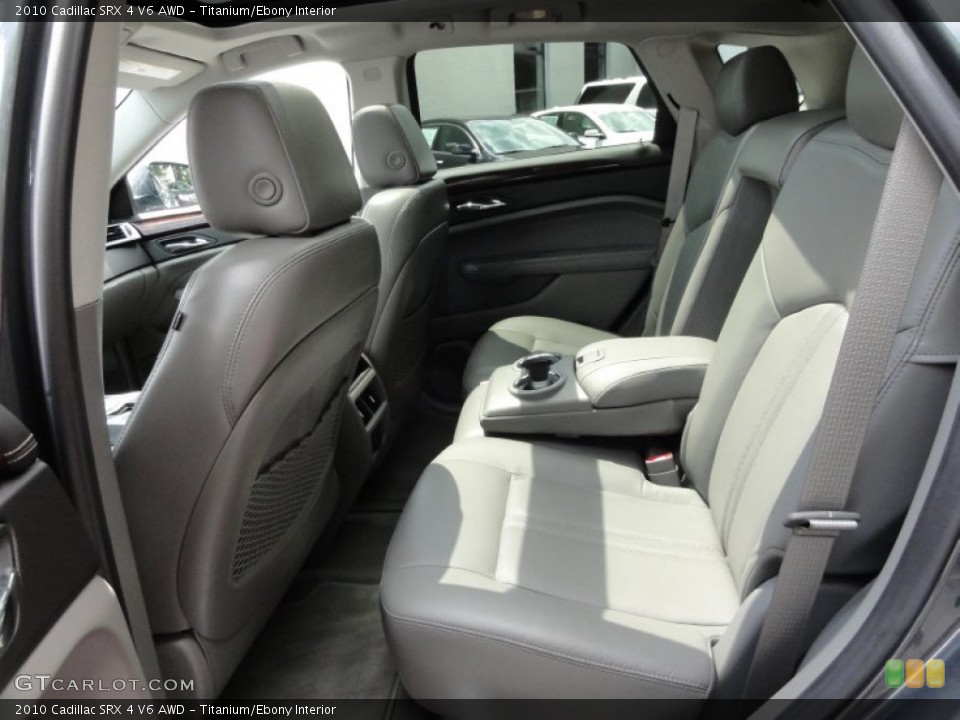 Titanium/Ebony Interior Rear Seat for the 2010 Cadillac SRX 4 V6 AWD #66719876