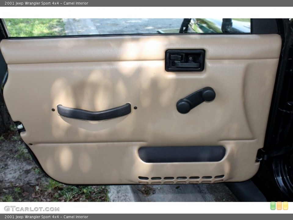 Camel Interior Door Panel for the 2001 Jeep Wrangler Sport 4x4 #66720302