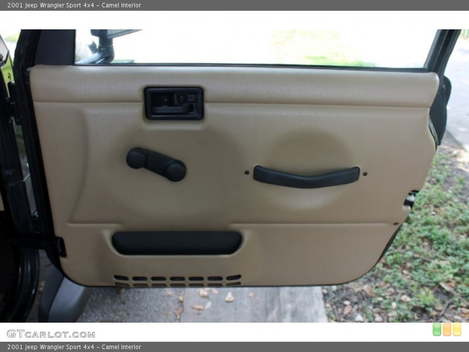 Camel Interior Door Panel for the 2001 Jeep Wrangler Sport 4x4 #66720311