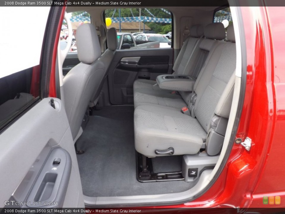 Medium Slate Gray Interior Rear Seat for the 2008 Dodge Ram 3500 SLT Mega Cab 4x4 Dually #66720725