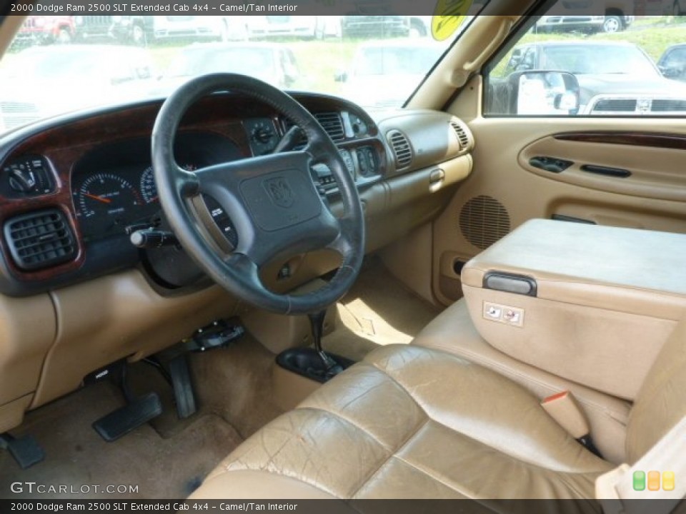 Camel/Tan Interior Prime Interior for the 2000 Dodge Ram 2500 SLT Extended Cab 4x4 #66720764