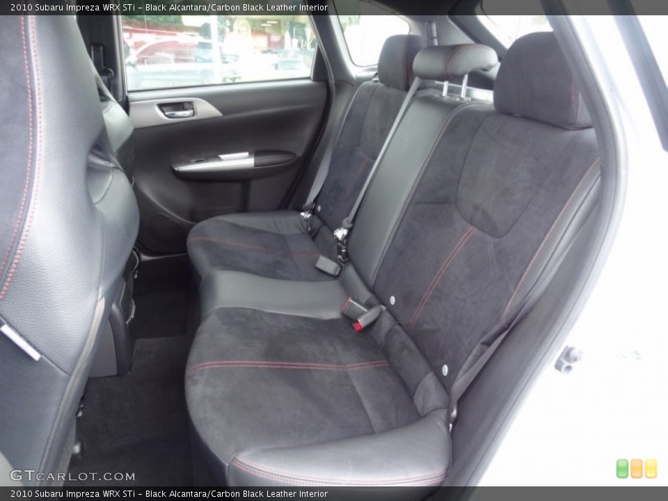 Black Alcantara/Carbon Black Leather Interior Photo for the 2010 Subaru Impreza WRX STi #66722849