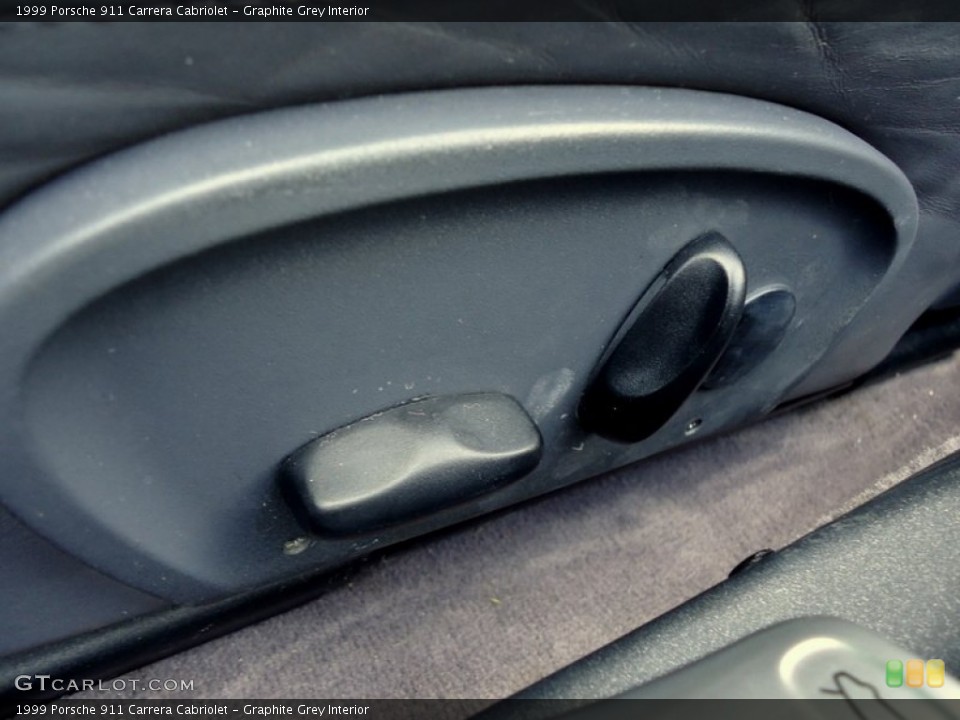 Graphite Grey Interior Controls for the 1999 Porsche 911 Carrera Cabriolet #66723380