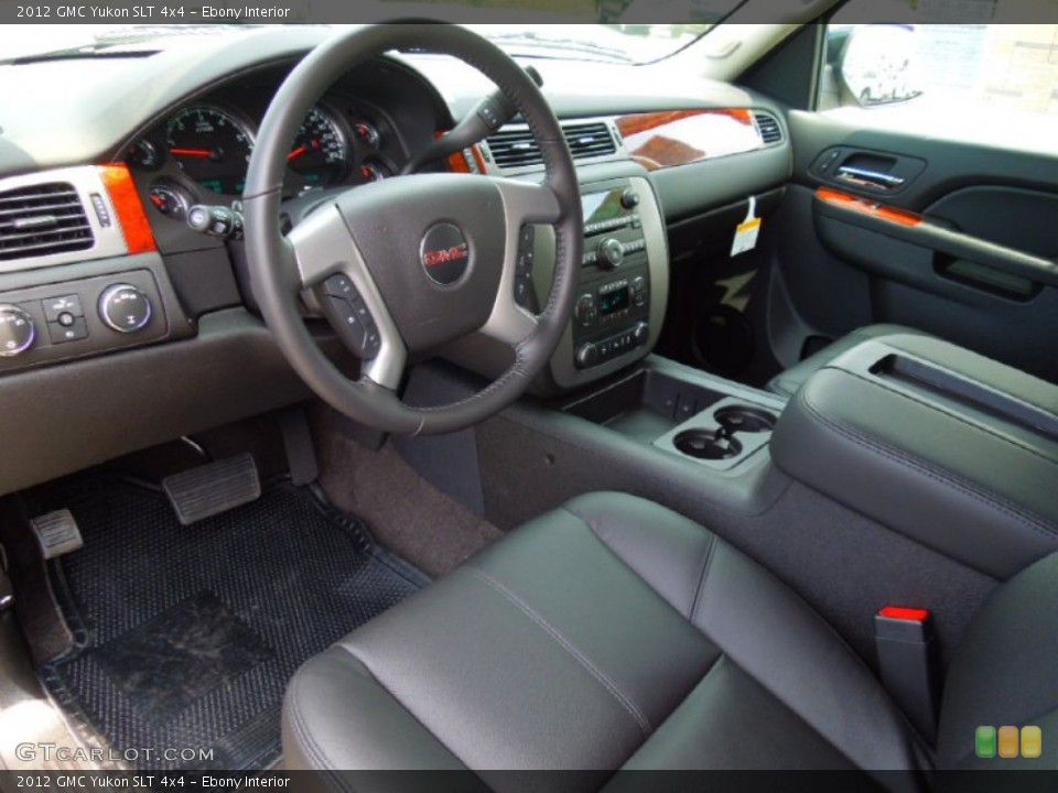 Ebony Interior Prime Interior for the 2012 GMC Yukon SLT 4x4 #66727328