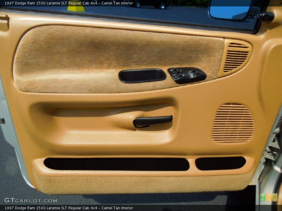 Camel Tan Interior Door Panel for the 1997 Dodge Ram 1500 Laramie SLT Regular Cab 4x4 #66727580