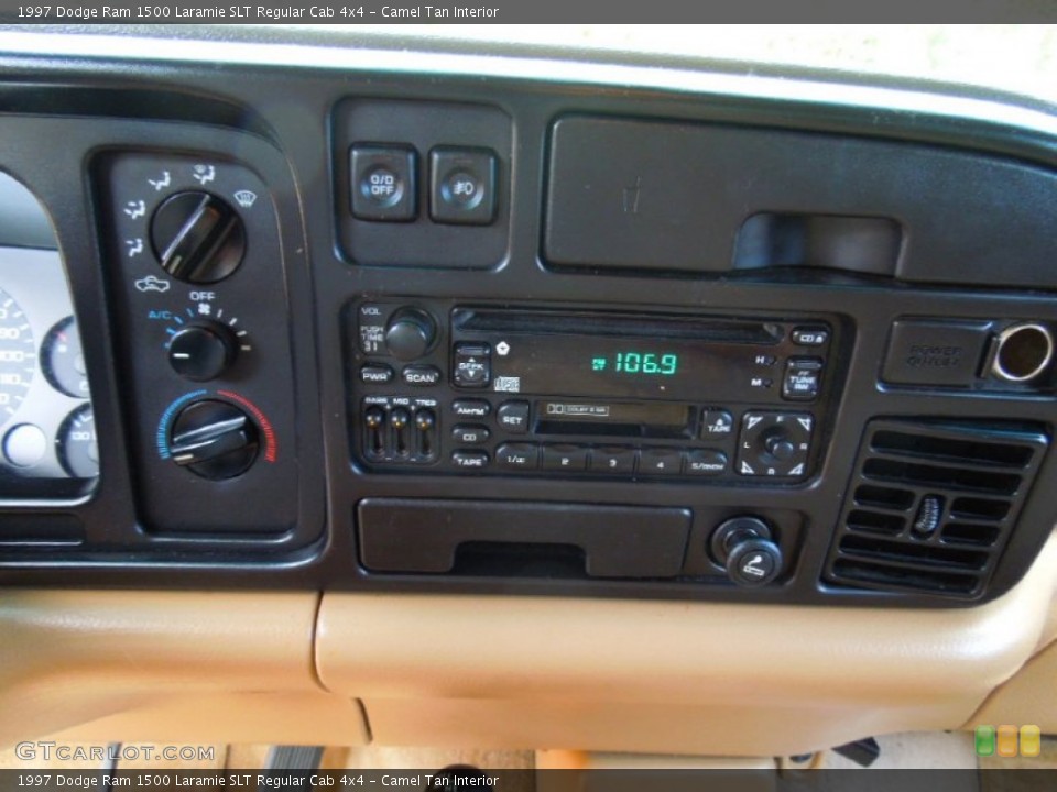 Camel Tan Interior Controls for the 1997 Dodge Ram 1500 Laramie SLT Regular Cab 4x4 #66727598