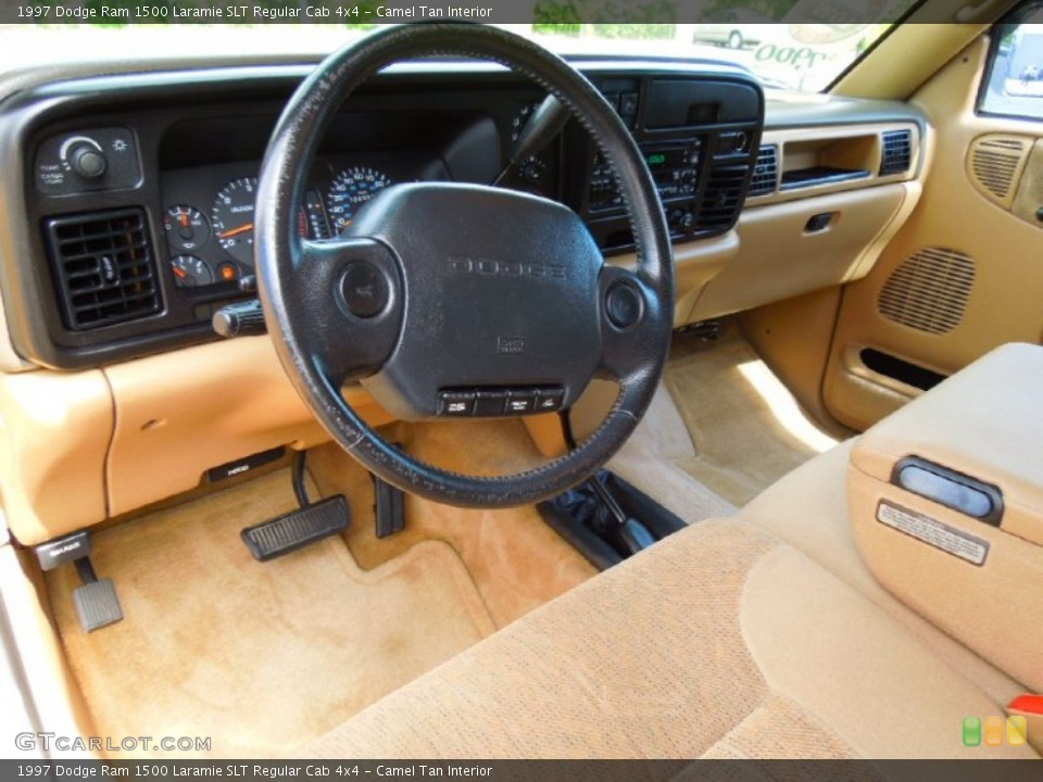 Camel Tan Interior Prime Interior for the 1997 Dodge Ram 1500 Laramie SLT Regular Cab 4x4 #66727688