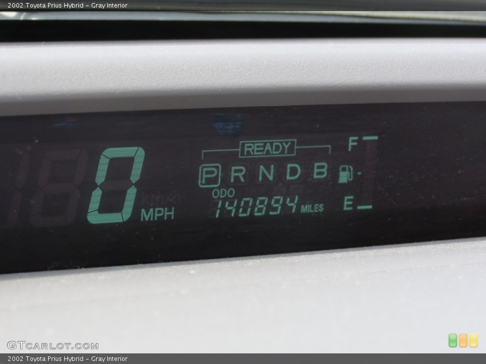 Gray Interior Gauges for the 2002 Toyota Prius Hybrid #66728390