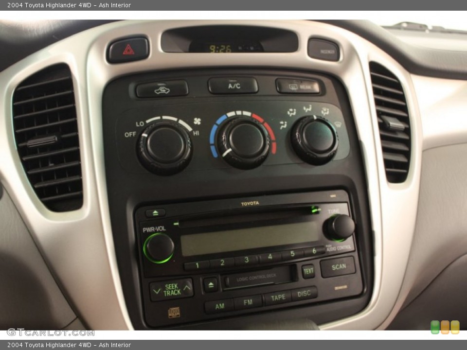 Ash Interior Controls for the 2004 Toyota Highlander 4WD #66730202