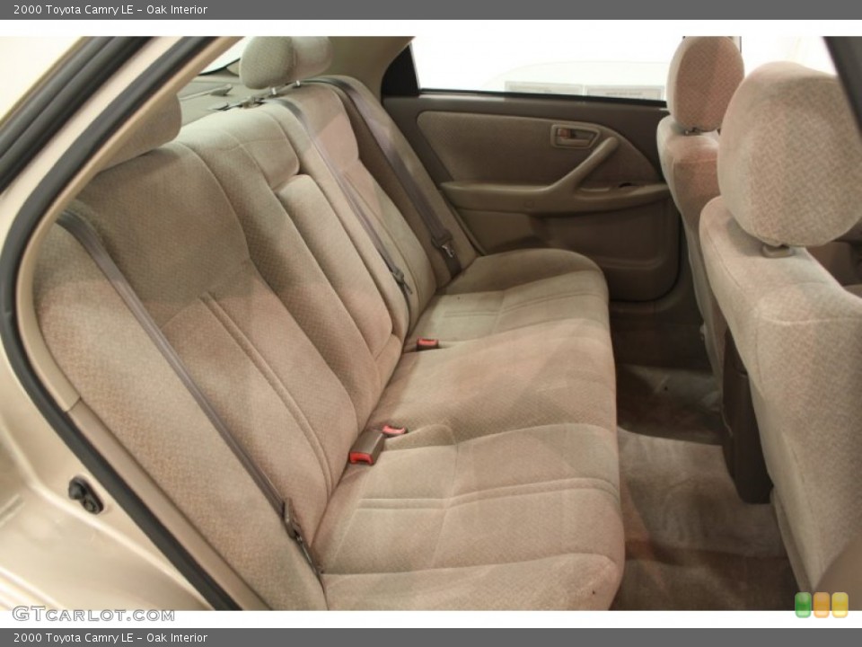 Oak Interior Rear Seat for the 2000 Toyota Camry LE #66730457